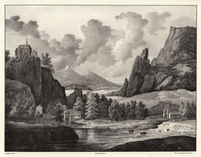 Landscape by Allart van Everdingen